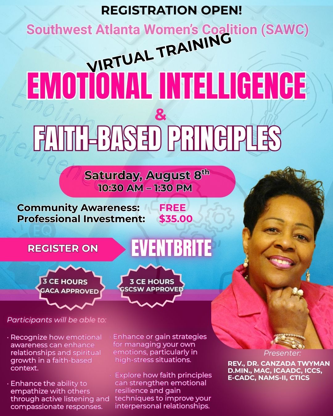 Emotional Intelligence Event Flyer